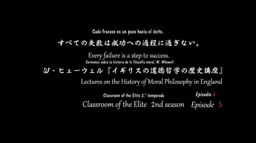Animes In Japan 🎄 on X: INFO Confira a prévia do 5° episódio da 2ª  temporada do anime de Youkoso Jitsuryoku Shijou Shugi no Kyoushitsu e ( Classroom of the Elite).  /